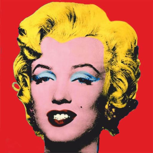 Cuadro en lienzo pop art Marilyn Monroe.
