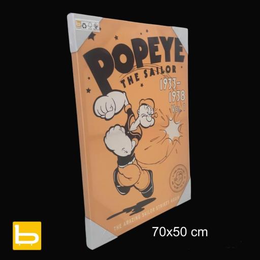 Cuadro en lienzo vintage Popeye comic. [3]