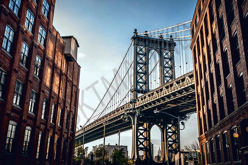 Cuadro lienzo puente de Brooklyn Nueva York NY