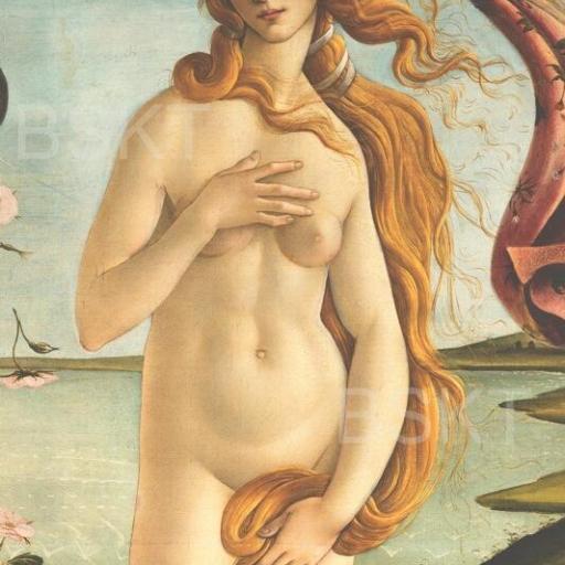 Cuadro nacimiento de Venus Botticelli