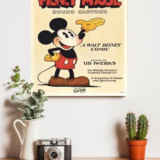 Cuadro lienzo para habitación niños Mickey Mouse [1]
