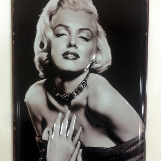 Placa de metal para decoración Marilyn Monroe [0]