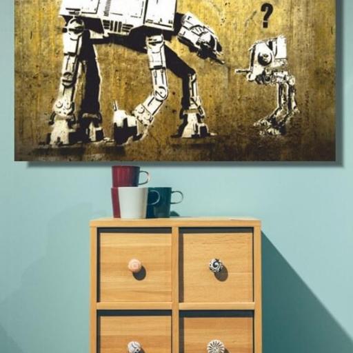 cuadro star wars banksy [1]