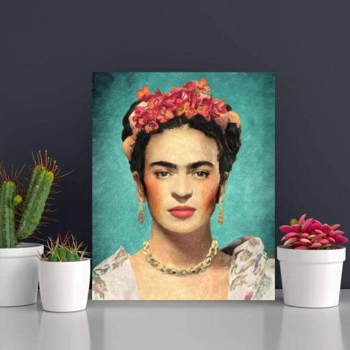 Cuadro en lienzo Frida Kahlo, autorretrato [1]