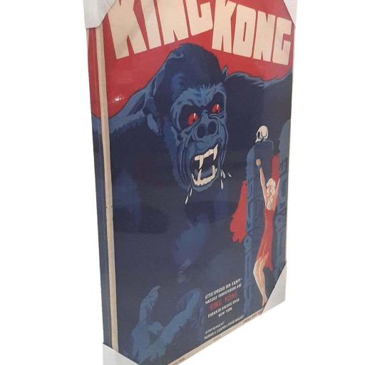 Cuadro en lienzo película clásica King Kong Cine [2]