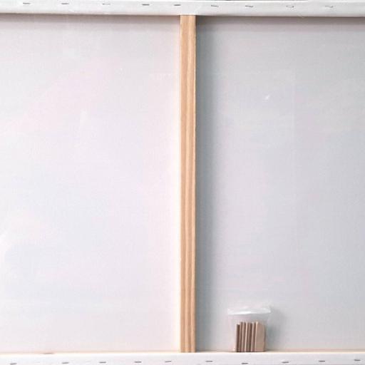 Lienzo en Blanco 50x70 cm preimprimado y tensado sobre bastidor de madera [1]