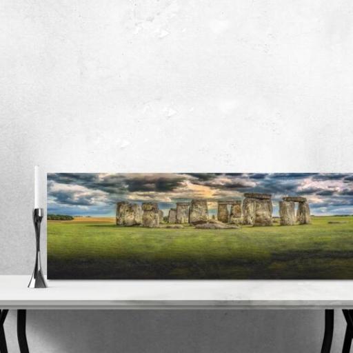 Cuadro en lienzo alargado para cabecero Stonehenge  [1]