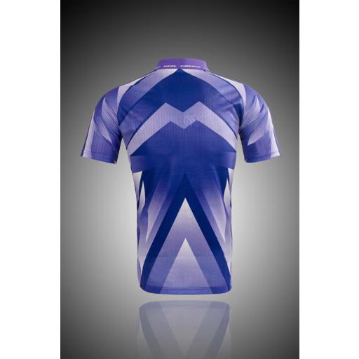 Camiseta Real Madrid Visitante 1996/97 - Morada/Azul | Retro - Vintage | La Liga | PERSONALIZABLE [1]