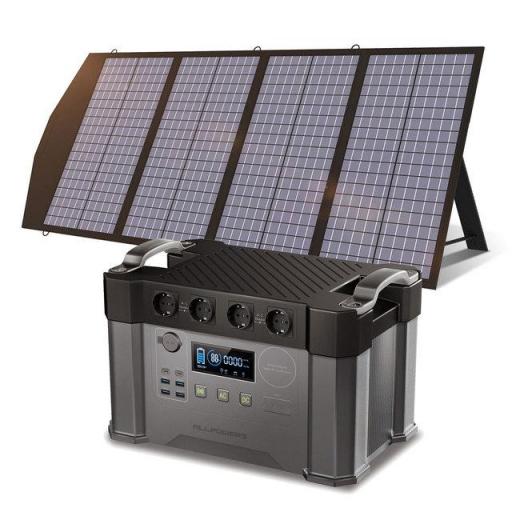 ESTACIÓN DE ENERGIA PORTATIL ALLPOWERS 2000W - 1500Wh con Panel Solar [2]