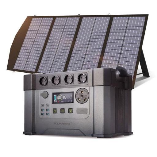 S2000 MONSTER PRO ESTACIÓN DE ENERGIA PORTATIL ALLPOWERS 2400W CON PANEL SOLAR 120/200/400W [2]
