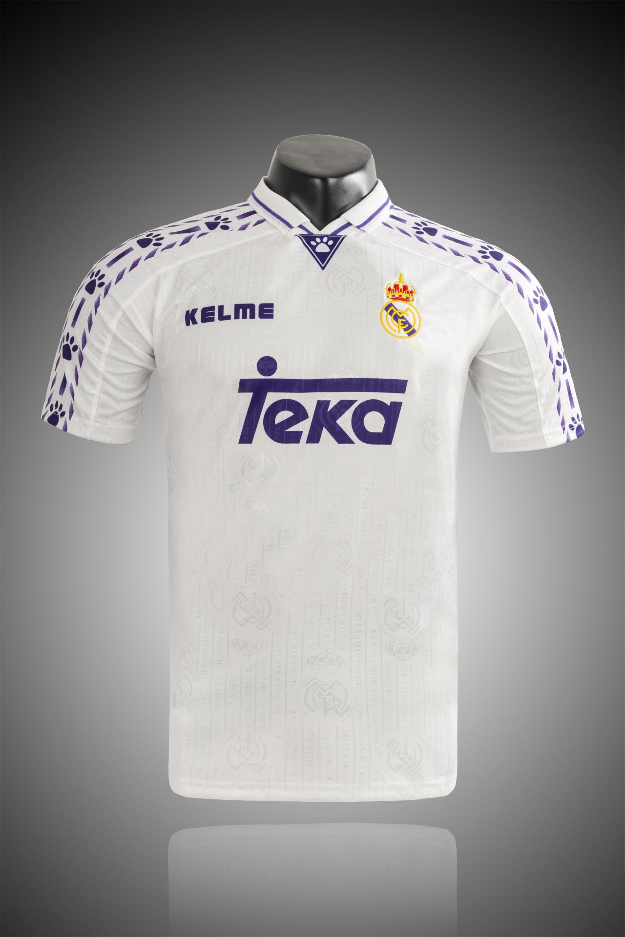 Camiseta Real Madrid Local 1996/97 - Blanca | Retro - Vintage | La Liga | PERSONALIZABLE