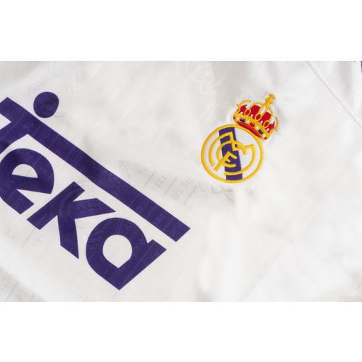 Camiseta Real Madrid Local 1996/97 - Blanca | Retro - Vintage | La Liga | PERSONALIZABLE [3]