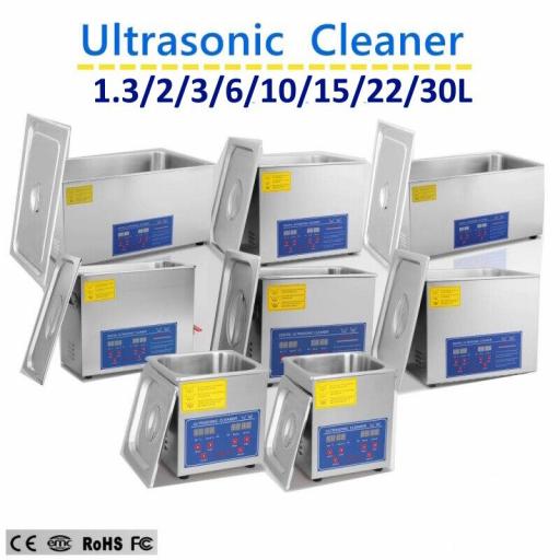 Limpiador Ultrasónico Digital 10/15/22/30L Acero Inox Ultrasonic Cleaner [0]