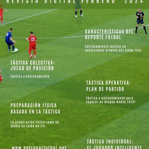 Revista  Febrero de assinatura sobre táticas no futebol. [0]