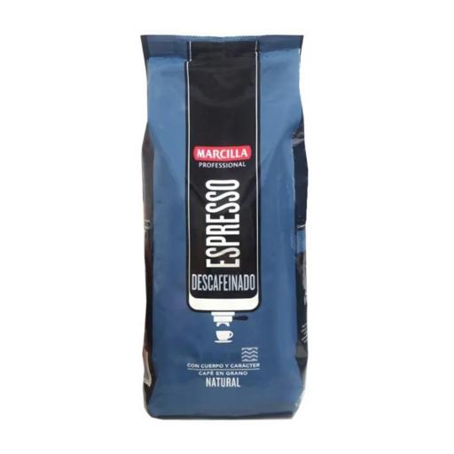 Café Marcilla Profesional en Grano Descafeinado 500g.