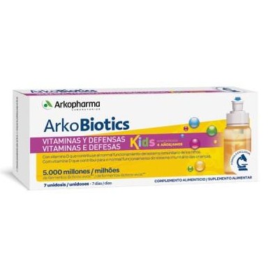 ARKOBIOTICS VITAMINAS Y DEFENSAS NIÑOS 7AMPOLLAS [0]