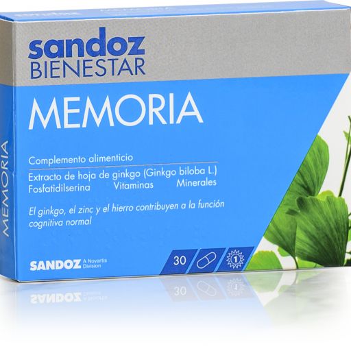SANDOZ BIENESTAR MEMORIA 30 CAPSULAS