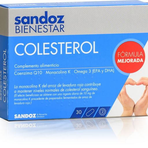 SANDOZ BIENESTAR COLESTEROL  30 CAPSULAS [0]