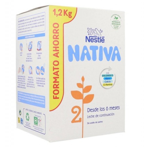 NATIVA 2 | Leche de Continuación 1,2kg Nestlé PACK AHORRO