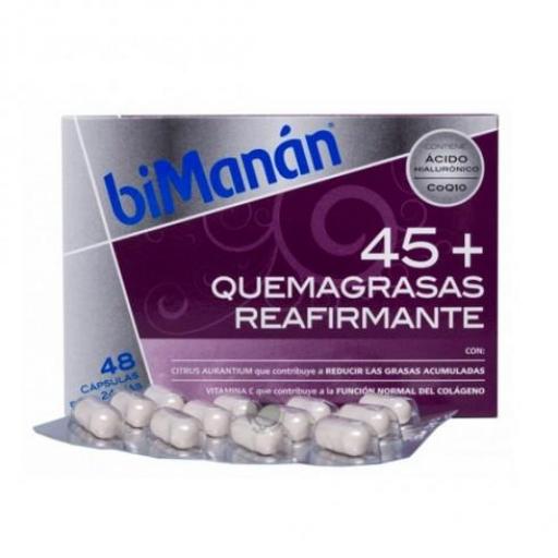 BIMANAN 45+ QUEMAGRASAS REAFIRMANTE 48 CAPSULAS [0]