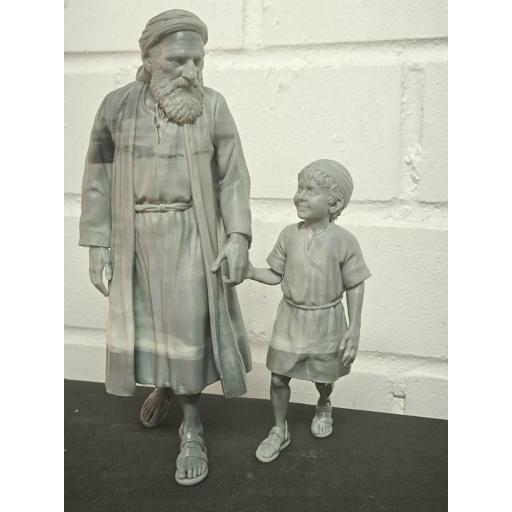 Abuelo con nieto