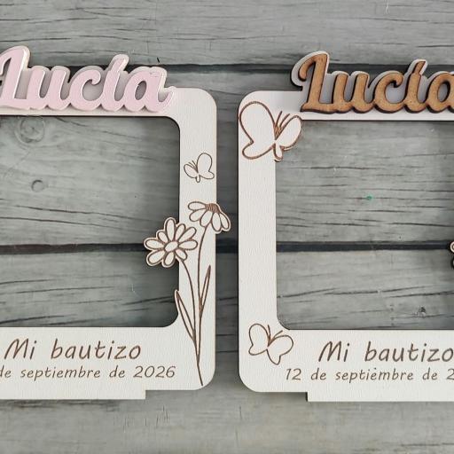 Imagen 20804705 de valoración de ​Marco de Fotos Comunión mariposas: Un Detalle Único y Original que podrás personalizar a tu gusto