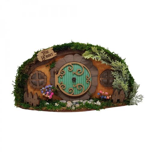 Casa Hobbit, fantasía, de madera, la comarca,  decoración Fandom, Hobbitcore, Regalo del señor de los anillos.