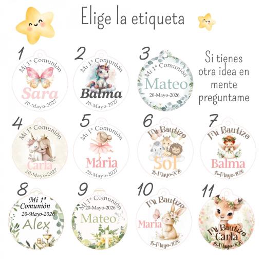 Jabón Personalizado con nombre para Bautizo, Comunión y Cumpleaños. Detalles Originales para Invitados [5]