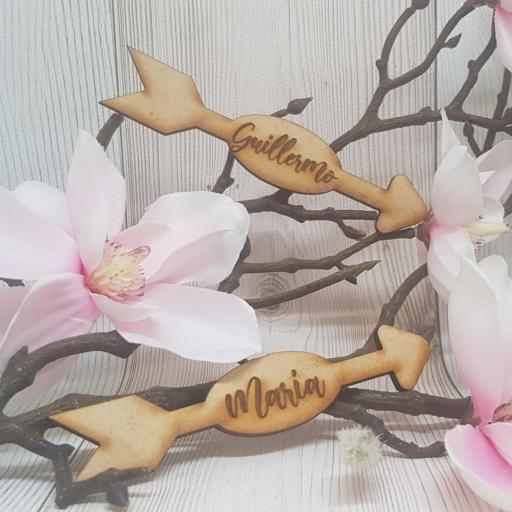 Marcasitios nombre personalizado, perfectos para bodas, comuniones y eventos. Producto artesanal. [3]