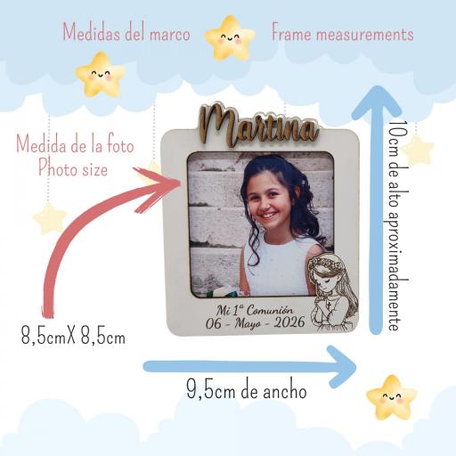 Marco de Fotos para Primera Comunión Personalizado. Un Recuerdo Original y Especial para un Día Inolvidable [2]