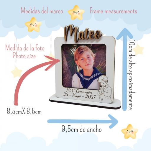 Marco de Fotos para Primera Comunión Personalizado. Un Recuerdo Original y Especial para un Día Inolvidable [2]