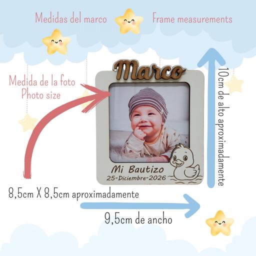 ​Marco de Fotos Bautizo: Un Detalle Único y Original que podrás personalizar a tu gusto [2]