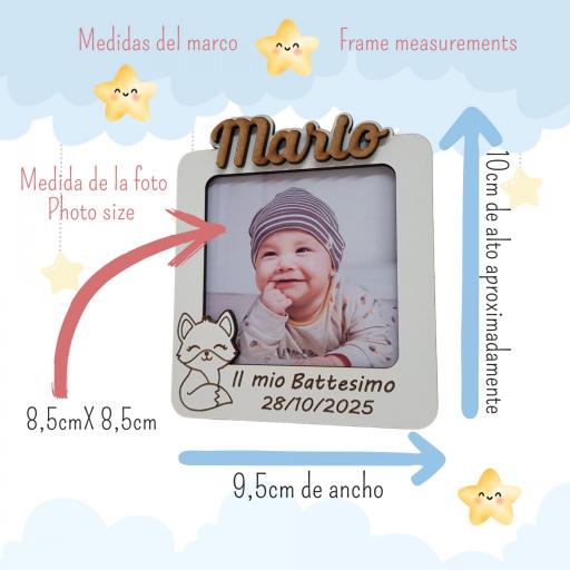 ​Marco de Fotos Bautizo: Un Detalle Único y Original que podrás personalizar a tu gusto [2]