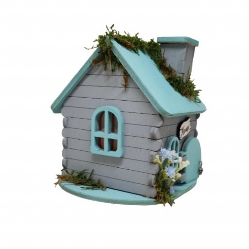 Quemador de incienso con forma de casita de madera, casa fantasía, se puede personalizar. Producto artesanal [1]