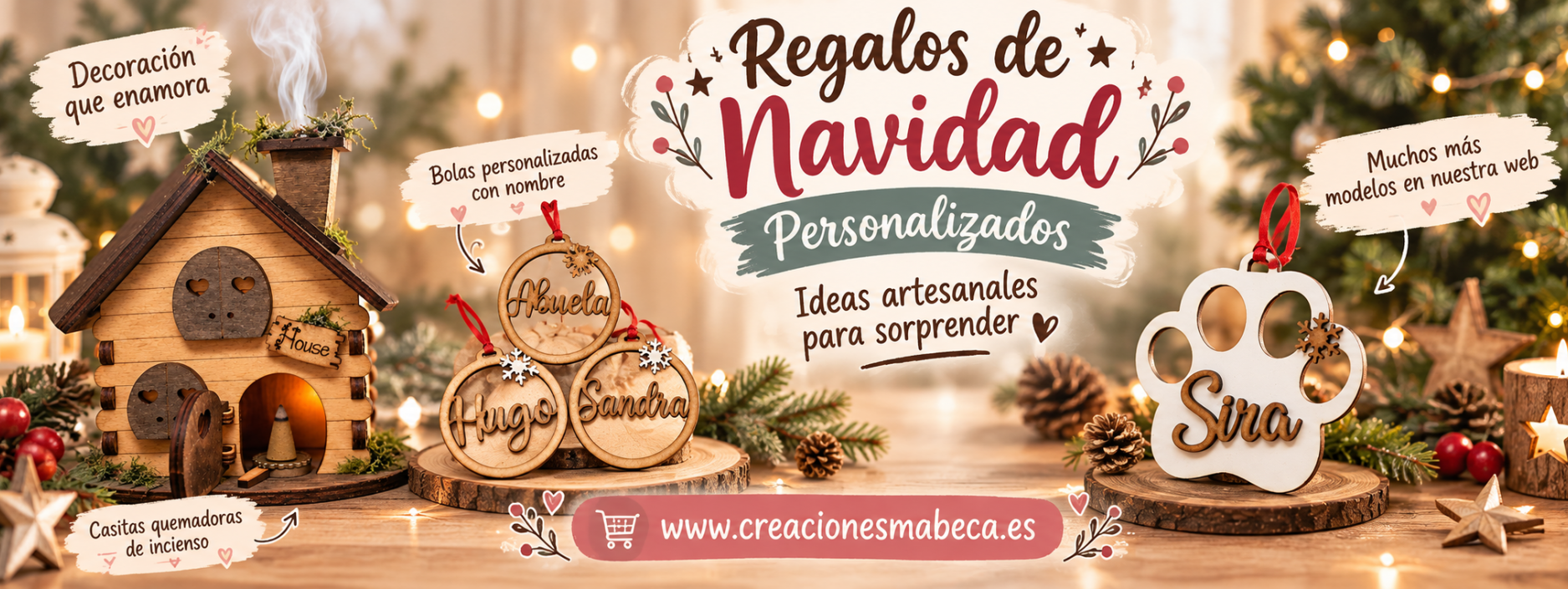 Regalos de Navidad personalizados 2026: ideas artesanales para sorprender