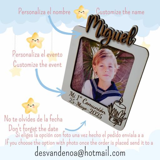 ​Marco de Fotos Comunión: Un Detalle Único y Original que podrás personalizar a tu gusto [2]