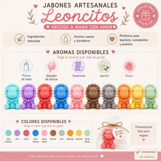 Detalles originales para invitados. Jabones para bodas, jabón para bebés. Jabones infantiles para bautizos, primeras comuniones y cumpleaños.  [5]