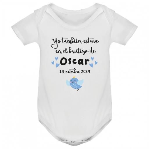 Body bebé personalizado yo también estuve en... Mod Azul [0]