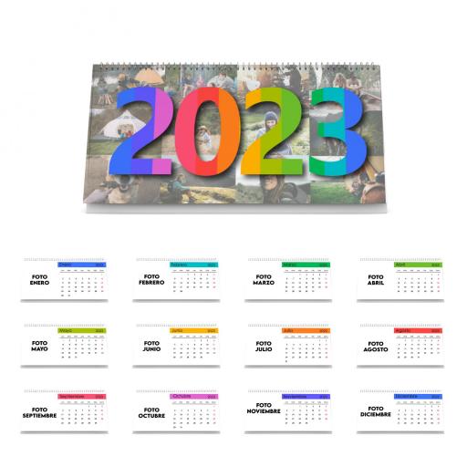 Calendario de Mesa Personalizado con Fotos 2024 [1]