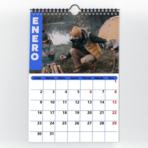 Calendario de Pared Personalizado con Fotos. [1]