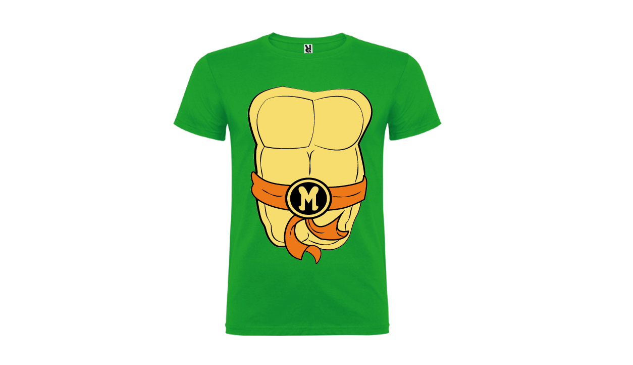 Camiseta Tortugas Ninja Michelangelo