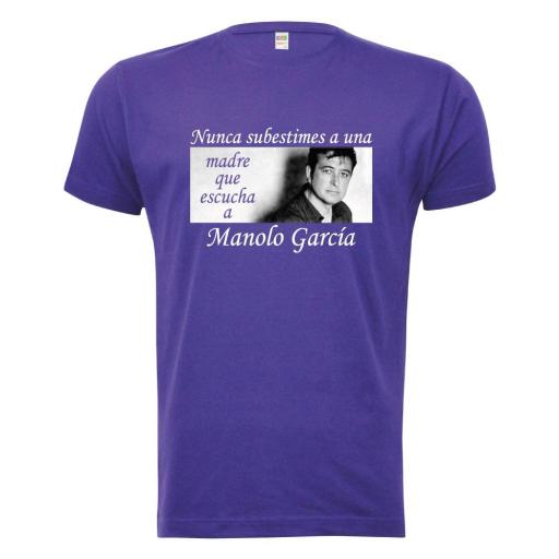 Camiseta Madre que escucha a Manolo García