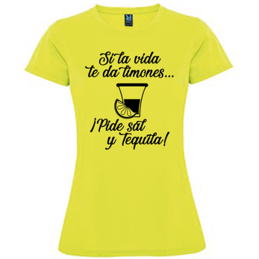 Camiseta Pide sal y tequila