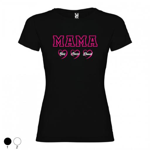 Camiseta mama personalizada con nombres de hijos [1]
