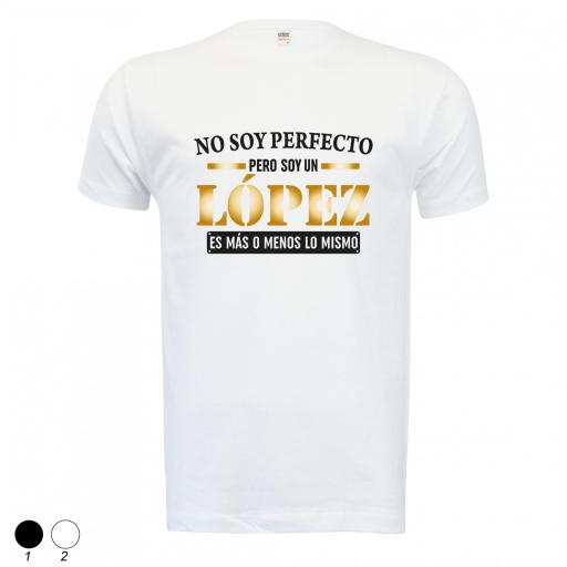Camiseta no soy perfecto pero soy un... apellido [1]