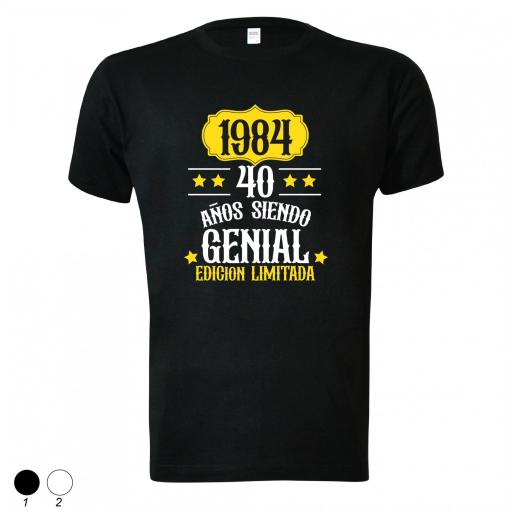 Camiseta personalizada cumpleaños edicion limitada [0]