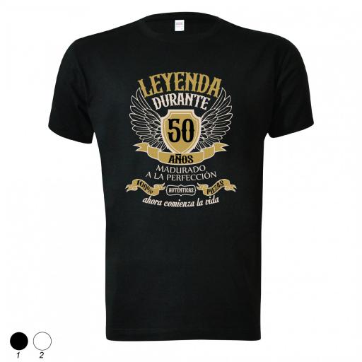 Camiseta personalizada cumpleaños leyenda madurado a la perfeccion [1]