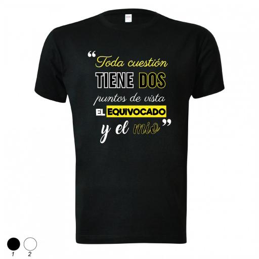 Camiseta toda cuestion tiene dos puntos de vista [0]