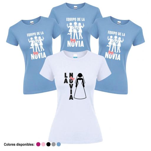 Camisetas Despedida Soltera Equipo de la Novia  ¡Desde 8€! [1]