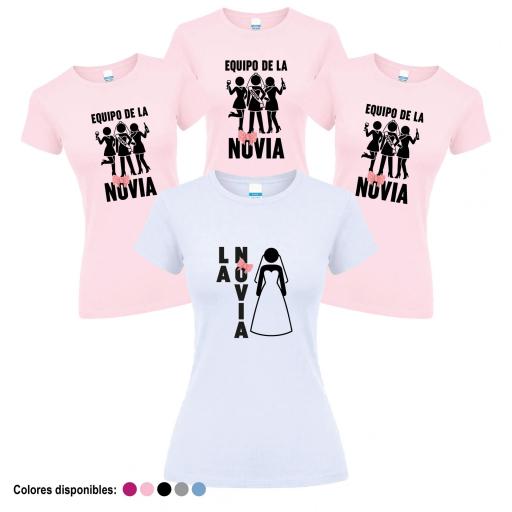 Camisetas Despedida Soltera Equipo de la Novia  ¡Desde 8€! [3]